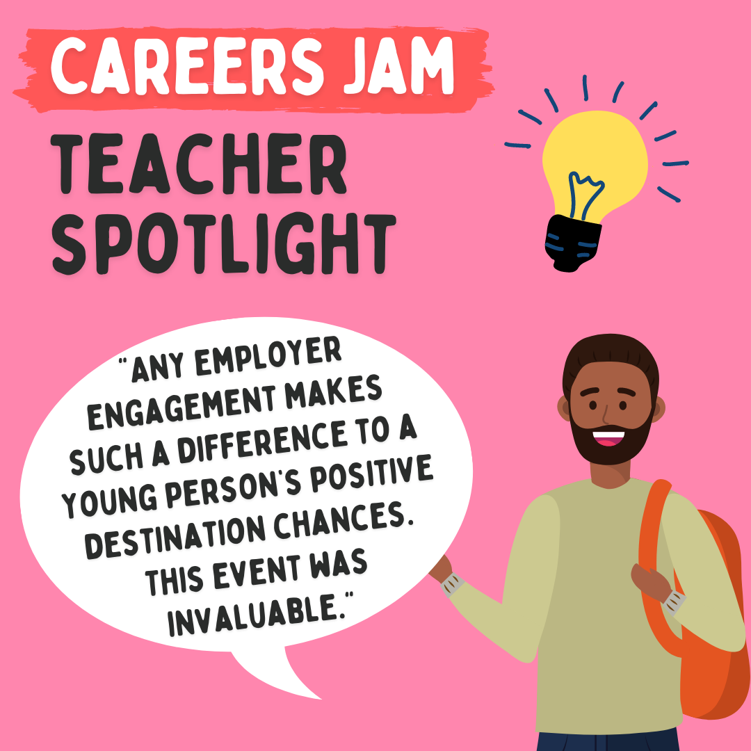 Teacher quote from last year's event image